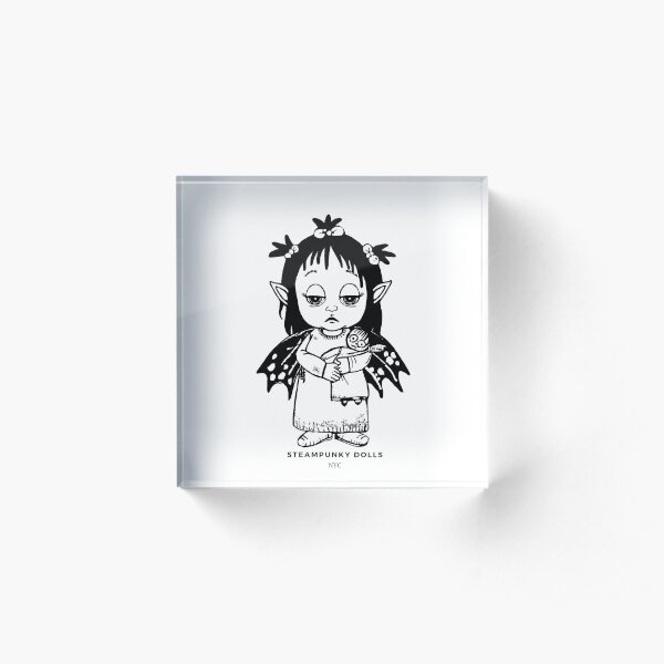 Bed Time Fairy Acrylic Block