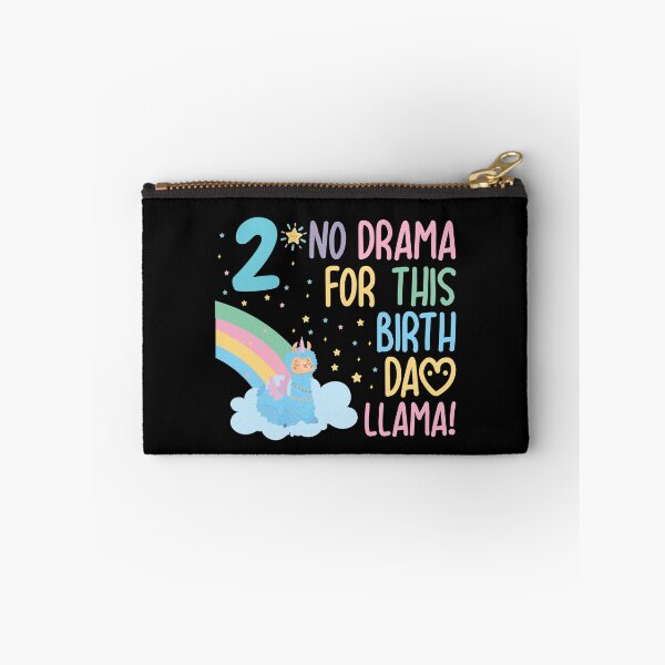 Item preview, Kids 2 Year Old 2th Llama Birthday Party No Drama Birthday Llama designed and sold by TheMattDesigns.