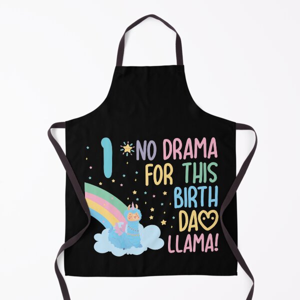 Item preview, Kids 1 Year Old 1th Llama Birthday Party No Drama Birthday Llama designed and sold by TheMattDesigns.