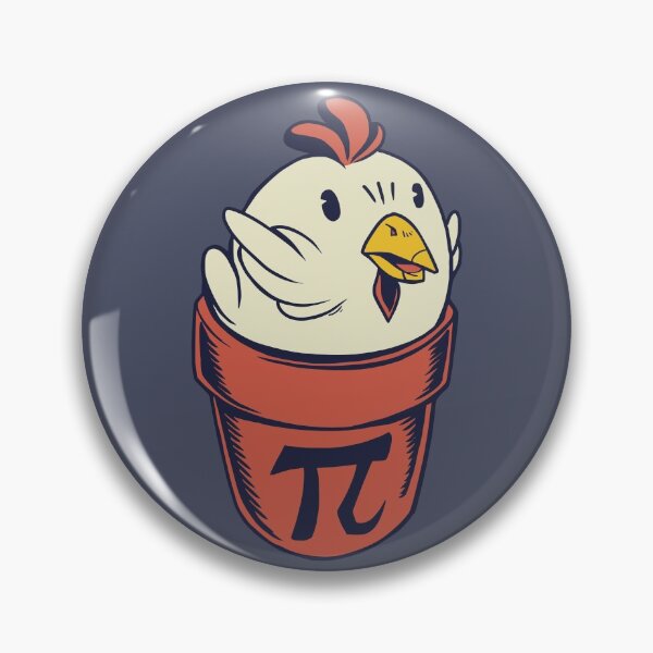 Item preview, Chicken Pot Pi | Funny Illustration designed and sold by SLAG-Creative.
