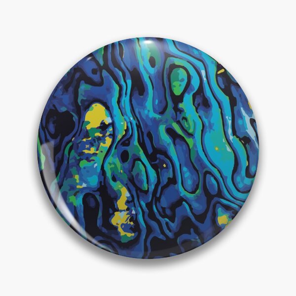 Item preview, Graphic Paua New Zealand Albalone Sea Shell Green Blue Yellow designed and sold by Ciara Shortall.