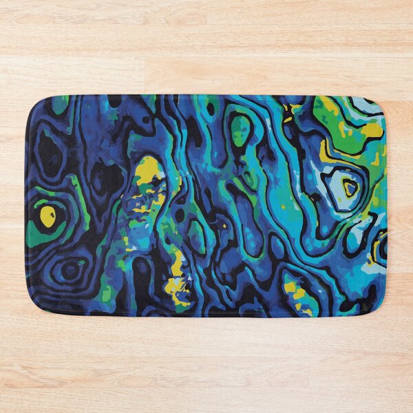 Item preview, Graphic Paua New Zealand Albalone Sea Shell Green Blue Yellow designed and sold by Ciara Shortall.