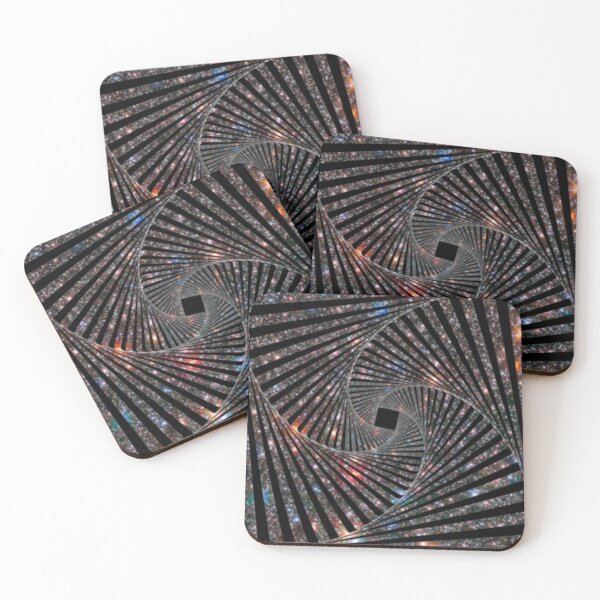 Item preview, Deep Space Spiral Square designed and sold by NightSkyDesign.