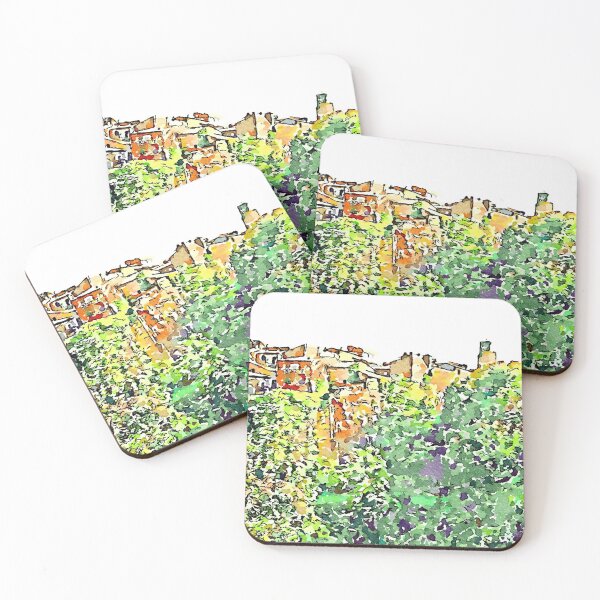Item preview, Barbarano Romano: landscape with wood and village on the rock designed and sold by Giuseppe Cocco.
