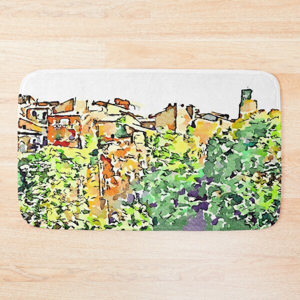 Item preview, Barbarano Romano: landscape with wood and village on the rock designed and sold by Giuseppe Cocco.
