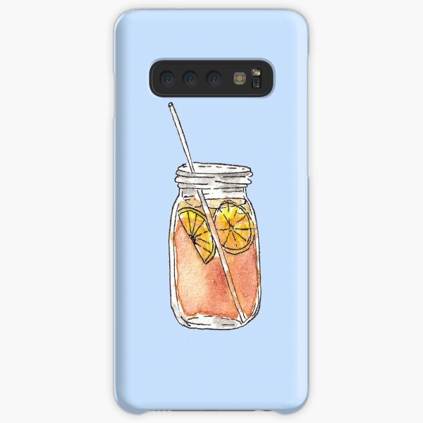Mason Jar Summer Sun Ice Tea in Watercolor Samsung Galaxy Snap Case