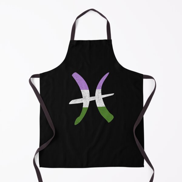 Item preview, Genderqueer Pisces Pride Flag Zodiac Sign designed and sold by Patrick Hiller.