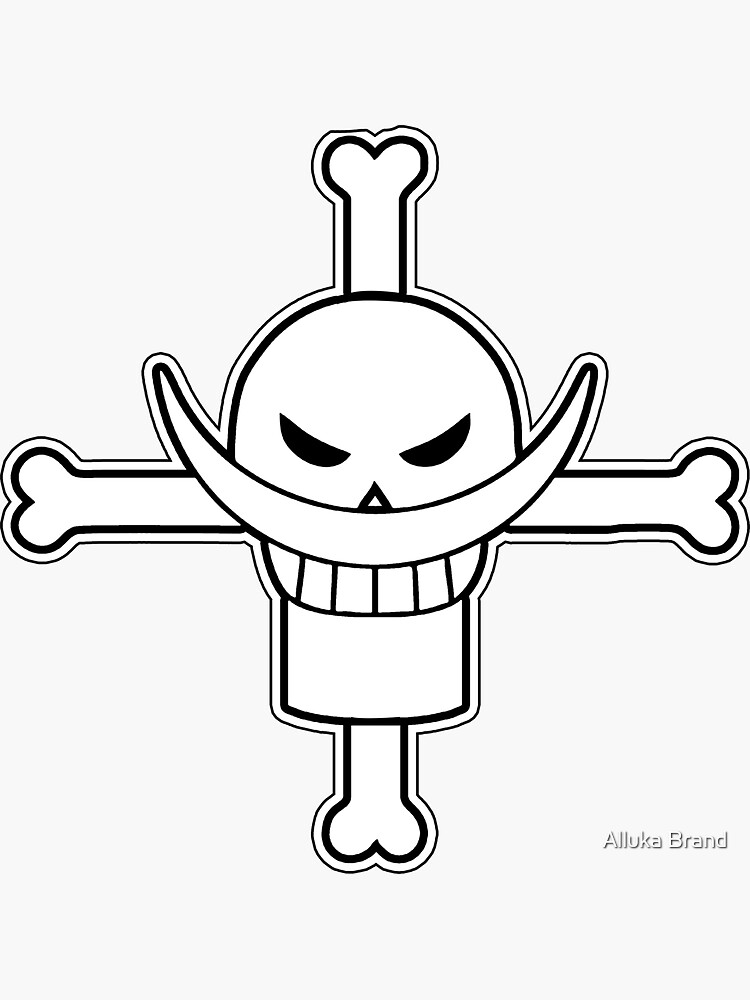 StrawHat Flag and Mask and more to decorate your room , buy and join the  Straw Hat crew Sticker for Sale by Alluka Brand