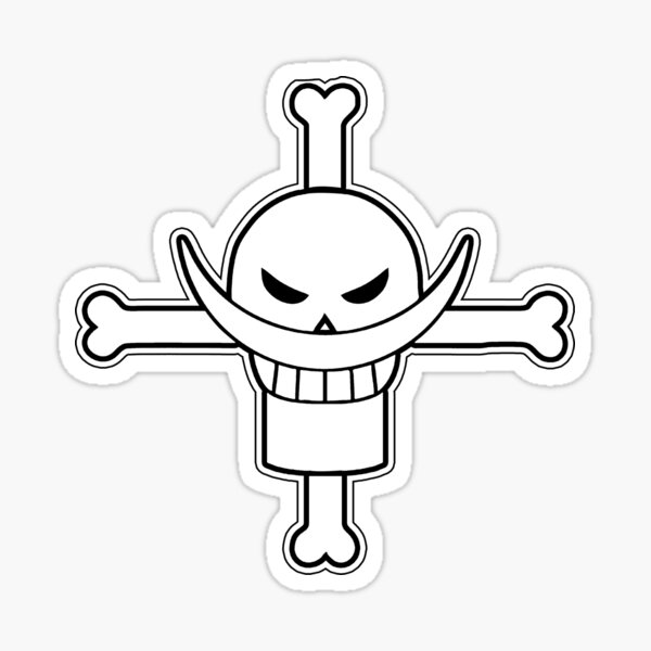 Einteilige Whitebeard Flagge Und Kollektion Top 10 Bestseller Auf Dem Mars Sticker Von Darwinxl Redbubble