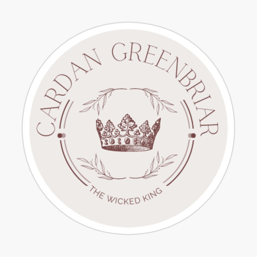Pegatina for Sale con la obra «Cardan Greenbriar, el príncipe cruel» de  estherstrunk | Redbubble