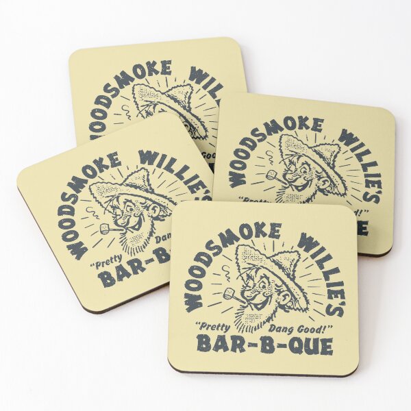 Item preview, Woodsmoke Willie's Bar-b-que designed and sold by timshawlstudio.