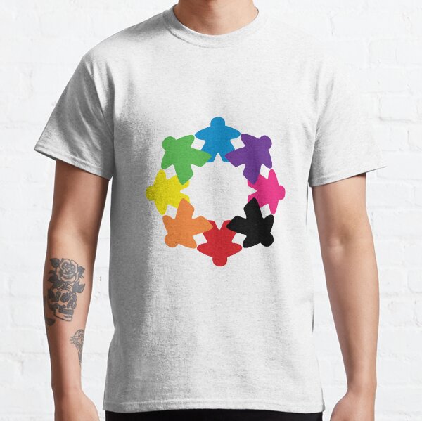 Item preview, Meeple rainbow designed and sold by Ruth Robson.