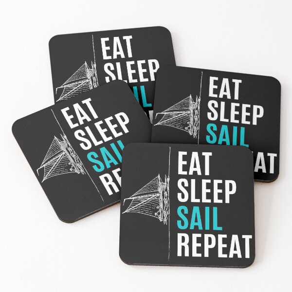 Item preview, Eat Sleep Sail Repeat - For Sail Lovers designed and sold by Passion-For-Sea.