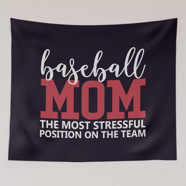 Item preview, Funny Baseball Mom Quote - Baseball mother gift designed and sold by motivationaltee.