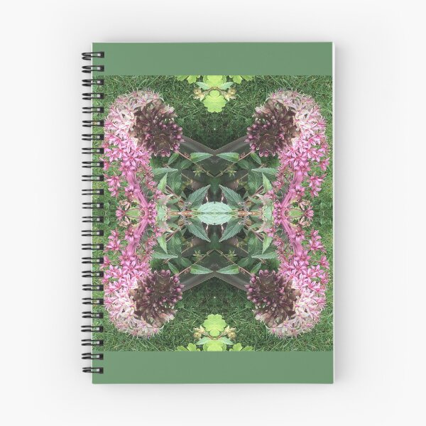 Item preview, Divine Botanical: Pink and Magenta Star Flowers curl across the Emerald Grass designed and sold by RoseAromas.