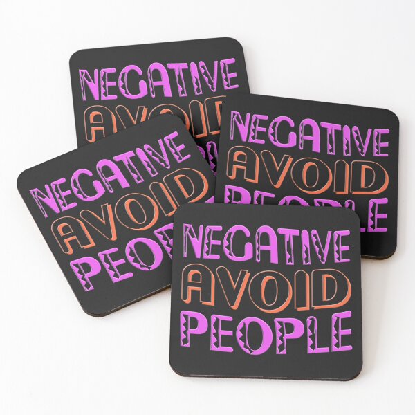 Item preview,  AVOID NEGATIVE PEOPLE - POSITIVE MOTIVATION QUOTE designed and sold by Ralek.