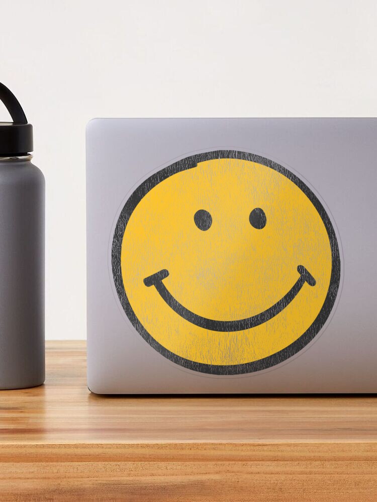 Friendly Smiley Face Sticker for Sale by kevshults