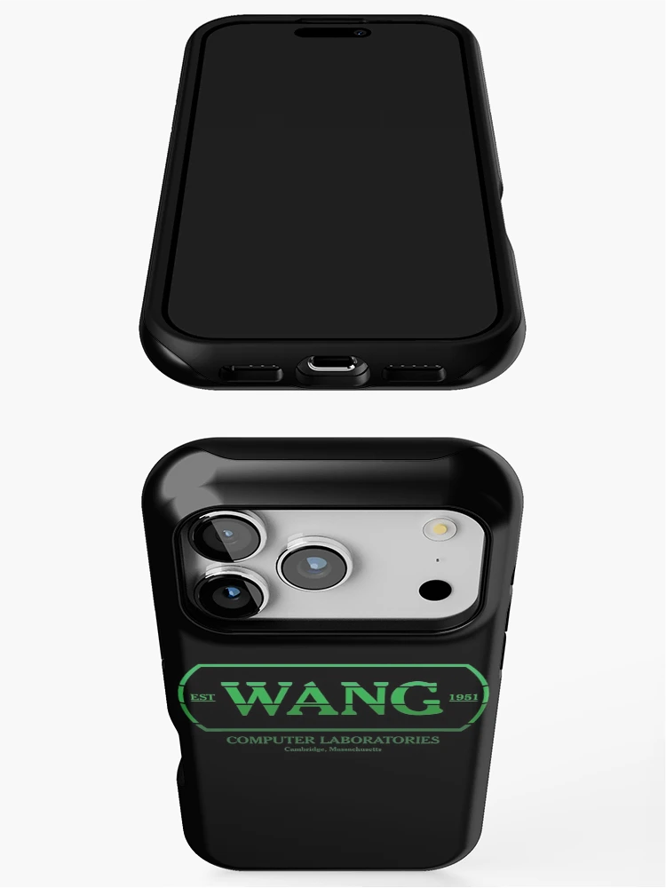 Thumbnail 3 of 4, iPhone Case, WANG Computers (GreenRetro) [Roufxis-Rb] designed and sold by RoufXis.