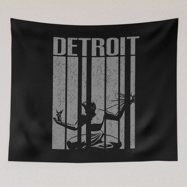 Artikelvorschau, Retro-Geist von Detroit Vintage Detroit Pride entworfen und verkauft von pixeljamz.