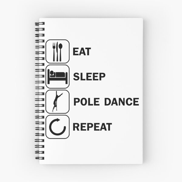 Aperçu de l'œuvre Eat Sleep Pole Dance Pole Dance Danse créée et vendue par DerNerd.