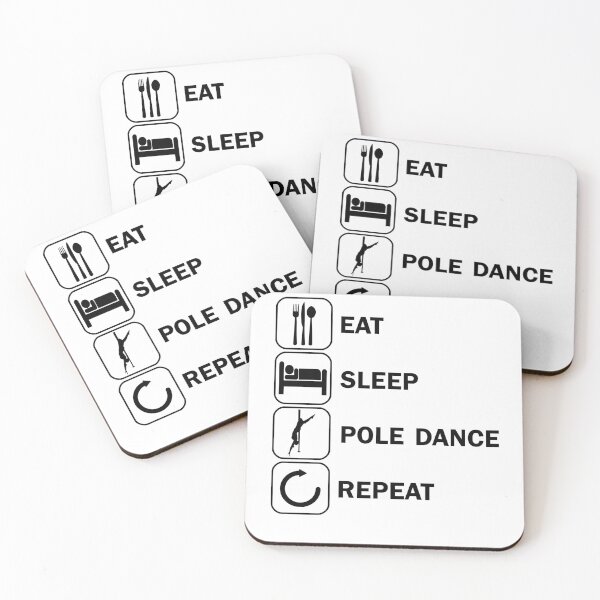 Item preview, Eat Sleep Poledance Pole Dance Dancing designed and sold by DerNerd.