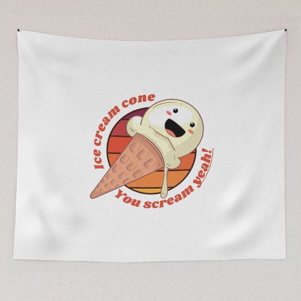 Item preview, Ice cream cone, you scream yeah! Ice season start designed and sold by 99vectors.