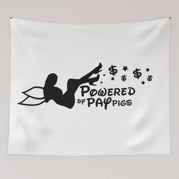 Item preview, Powered by PayPigs - Black designed and sold by SEND-NUDES-SHOP.