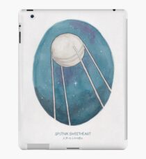 Haruki Murakami's Sputnik Sweetheart // Illustration of the Sputnik Satellite in Space in Pencil & Watercolour iPad Case/Skin