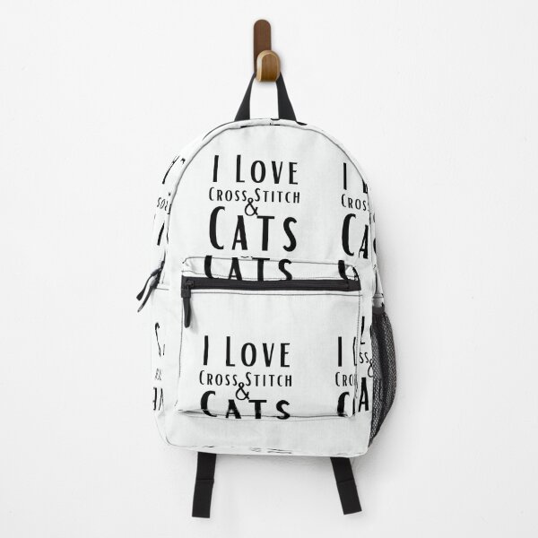 Item preview, I Love Cross Stitch And Cats designed and sold by walidsam07.