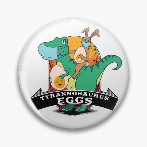 Item preview, Tyrannosaurus Eggs with Easter Bunny Face Masks Happy Easter designed and sold by 99vectors.