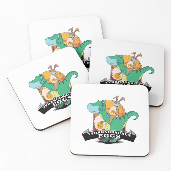 Item preview, Tyrannosaurus Eggs with Easter Bunny Face Masks Happy Easter designed and sold by 99vectors.