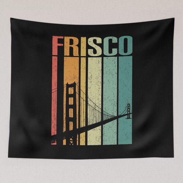 Item preview, Vintage San Francisco Bay Bridge Retro Frisco designed and sold by pixeljamz.