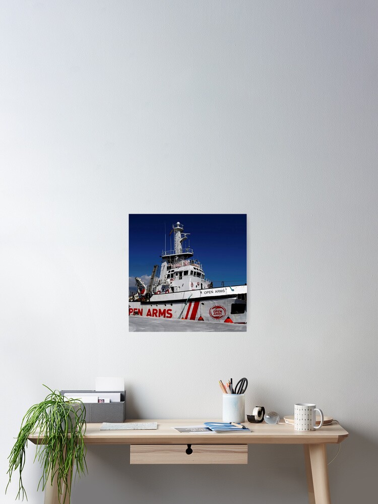 Thumbnail 2 of 3, Poster, Open Arms Sea Rescue designed and sold by QualityClo.