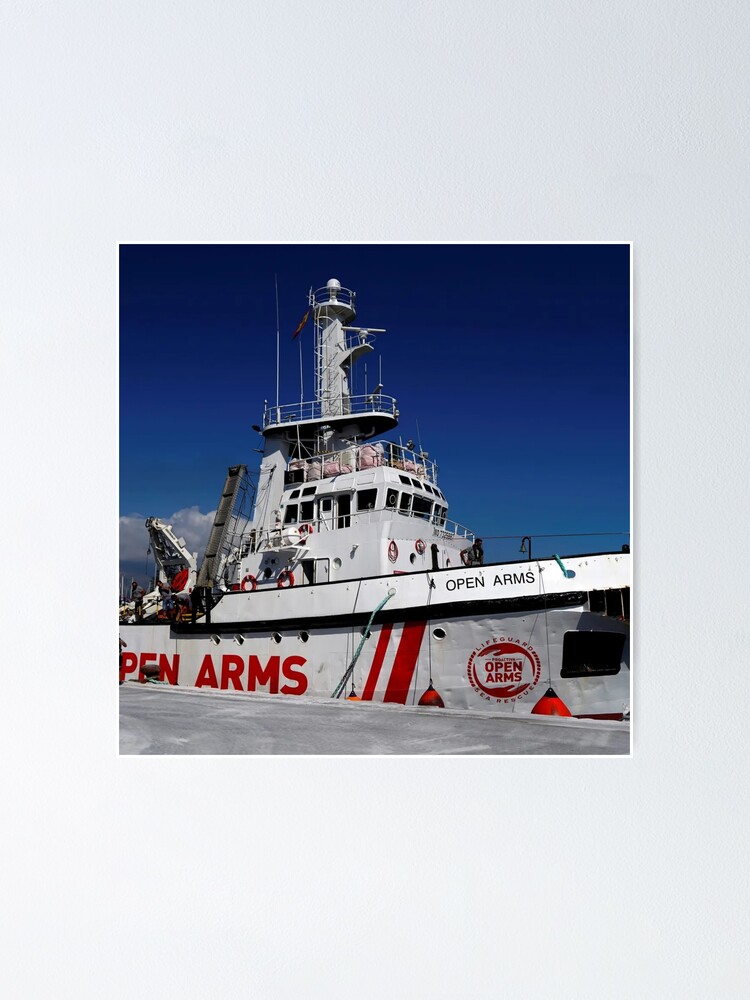 Thumbnail 1 of 3, Poster, Open Arms Sea Rescue designed and sold by QualityClo.