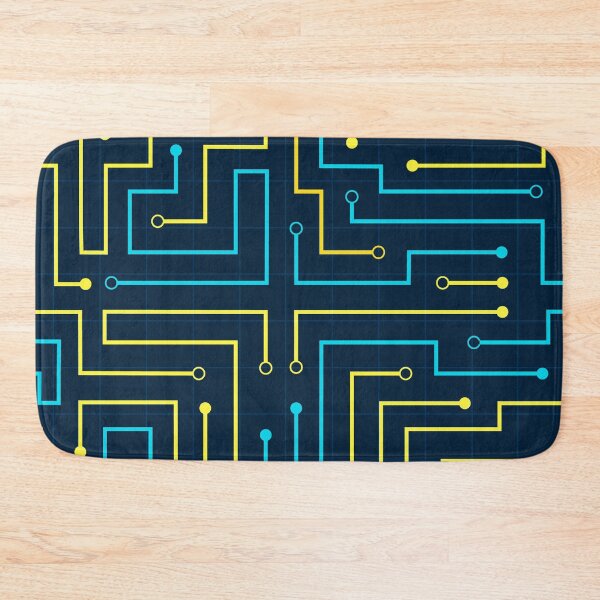 Item preview, Technology Circuit Board Pattern designed and sold by The Masked Designer.