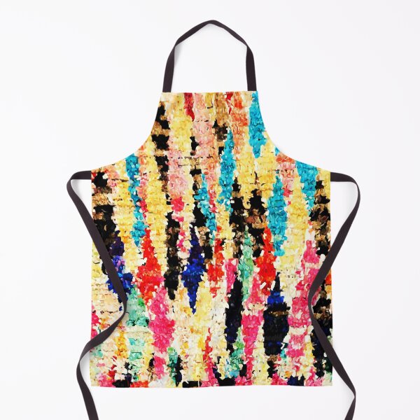 Item preview, Colorful Geometric Abstract Moroccan Rug Print designed and sold by Vicky Brago-Mitchell®.