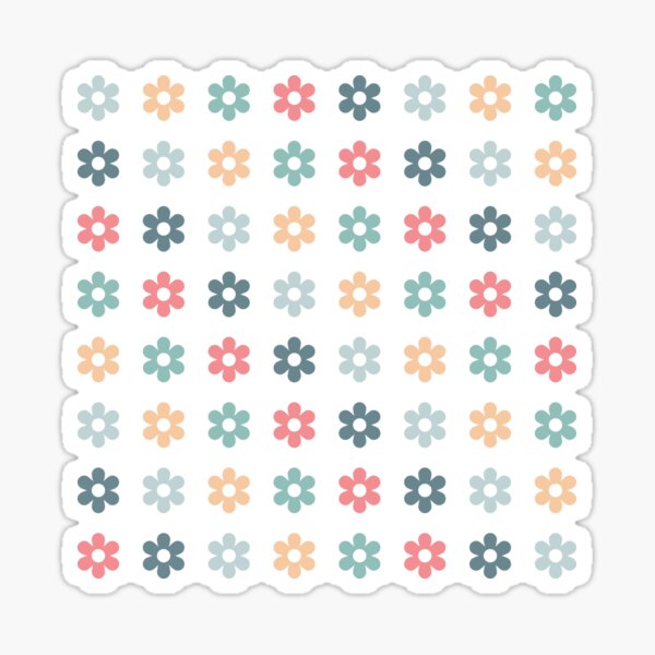 Pastel Florets Sticker