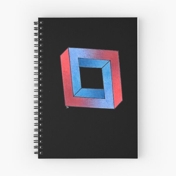 Item preview, The Impossible Red to Blue Square designed and sold by StroppyGnome.