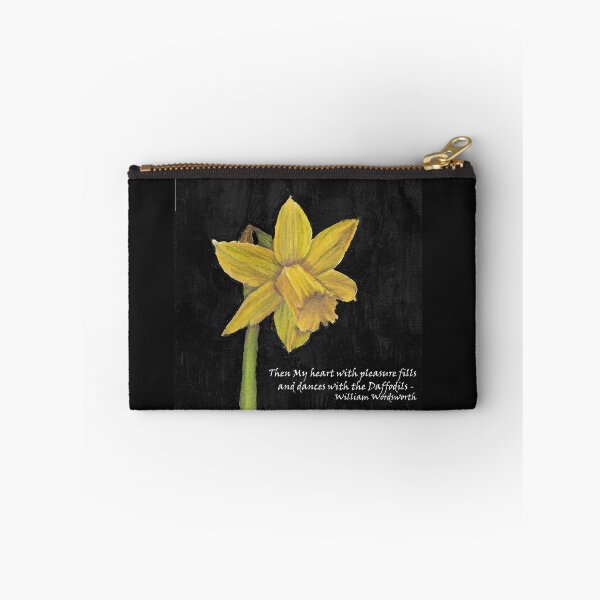Item preview, Daffodil drawing - Wordsworth Quote designed and sold by Sarah Williams-Nash.