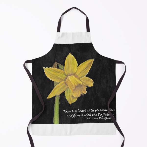 Item preview, Daffodil drawing - Wordsworth Quote designed and sold by Sarah Williams-Nash.