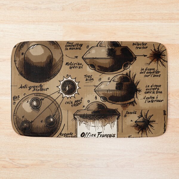 Item preview, French UFO Patent, 1898 designed and sold by Sean Simmans.