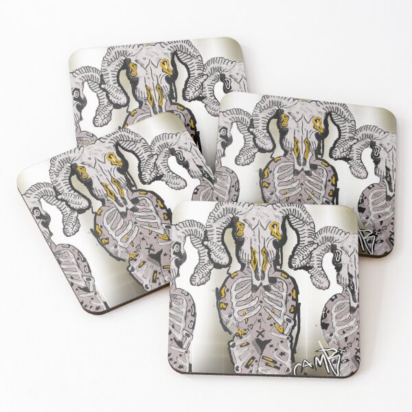 Item preview, Triple cow skull  designed and sold by SDNArt.