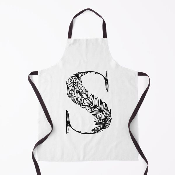 Item preview, Letter S monogram floral design designed and sold by TotallyType.