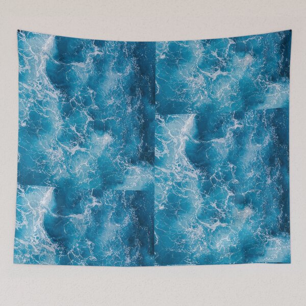 Item preview, Blue Ocean Waves | Ocean designed and sold by Jessi Review.