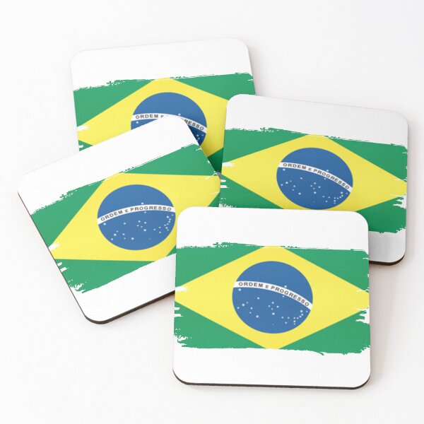 Item preview, Brazil Flag Art designed and sold by HopaHope.