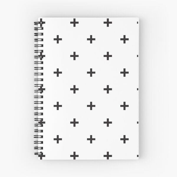Item preview, Swiss Cross Plus Sign Large - Black and White designed and sold by Lublini.