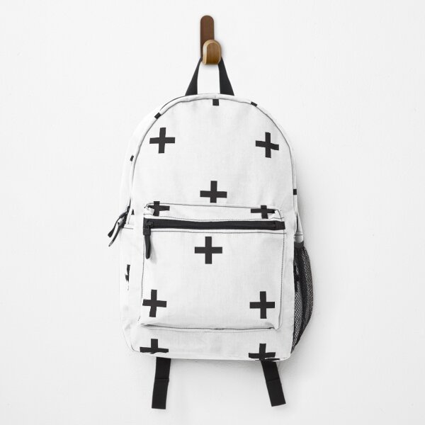 Item preview, Swiss Cross Plus Sign Large - Black and White designed and sold by Lublini.