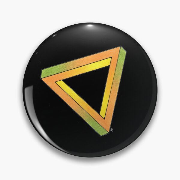 Item preview, Impossibly Happy Triangle designed and sold by StroppyGnome.