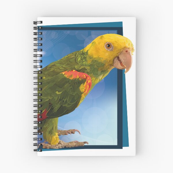 Item preview, yellow-headed parrot designed and sold by obscurite.