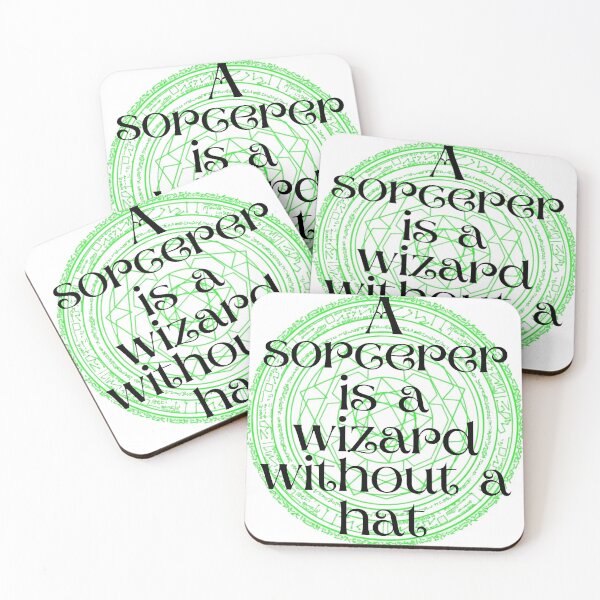 Item preview, A Sorcerer is a Wizard Without A Hat designed and sold by beautynherbooks.